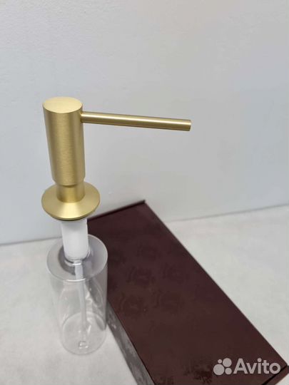 Врезной золотой дозатор Kern F026 Gold Matt