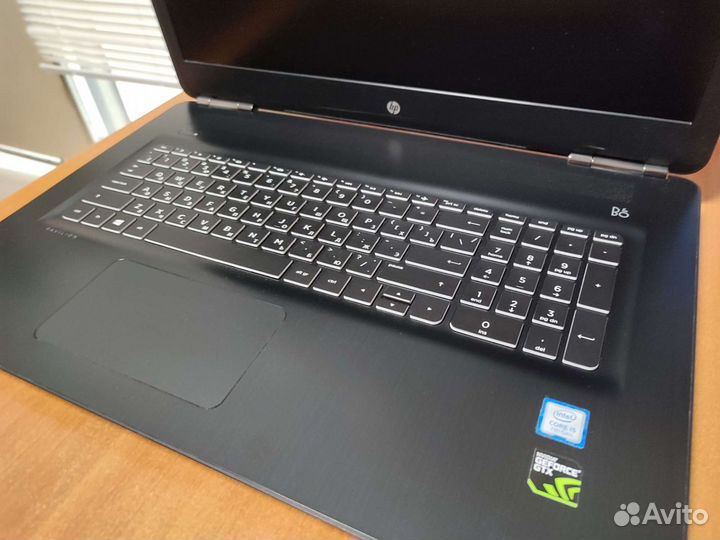 Игровой ноутбук HP / 17 дюймов / рассрочка / GTX