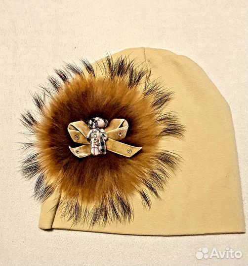 Шапочка на девочку 3-7 лет