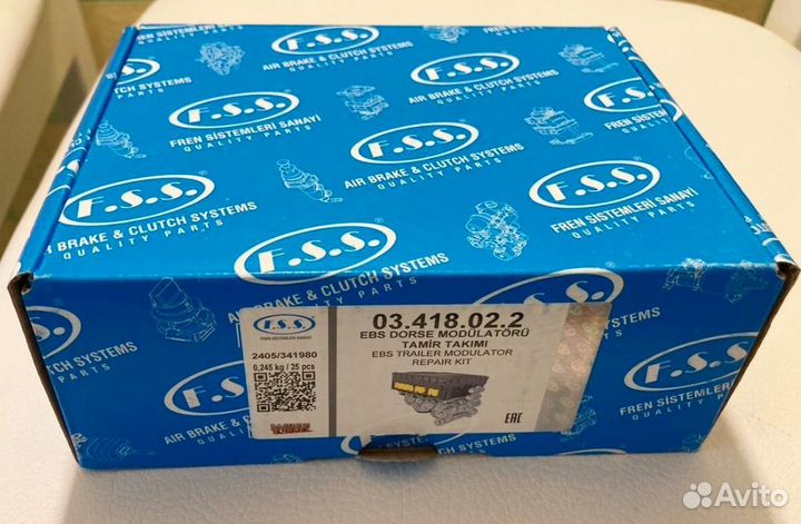 Ремкомплект для Модулятора Wabco tebs-E FSS