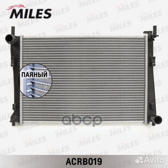 Радиатор (паяный) ford fiesta/fusion 1.25-1.6 M/T