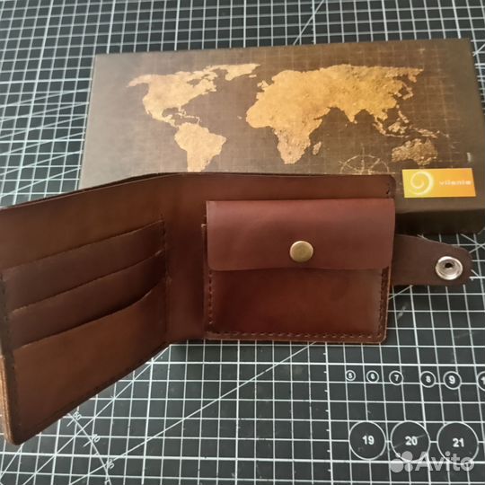 Мужской кошелёк из натуральной кожи