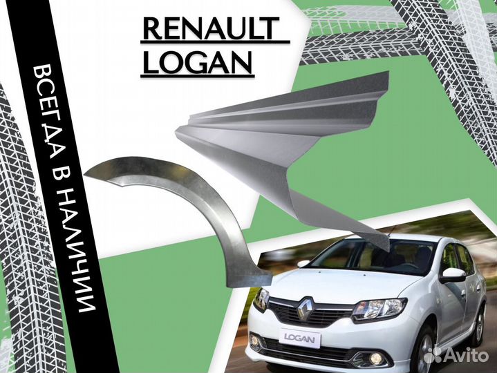 Арки кузовные для Renault Logan 2004-2014 Рено Логан