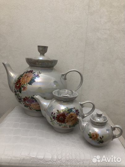 Набор заварочных чайников СССР