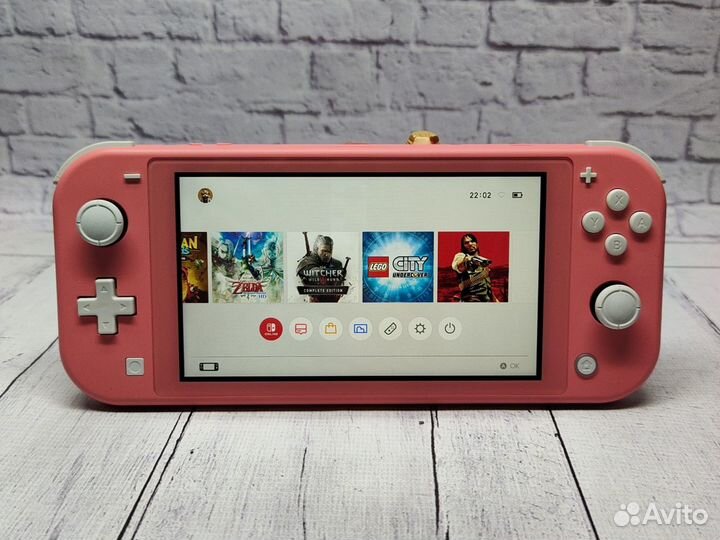 Nintendo switch lite 32+64гб, гарантия, с играми