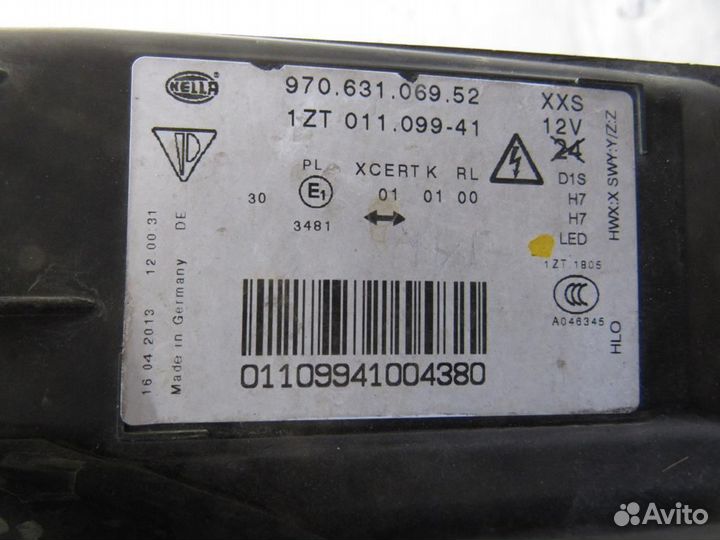 Фара левая, Porsche Panamera 970 2013