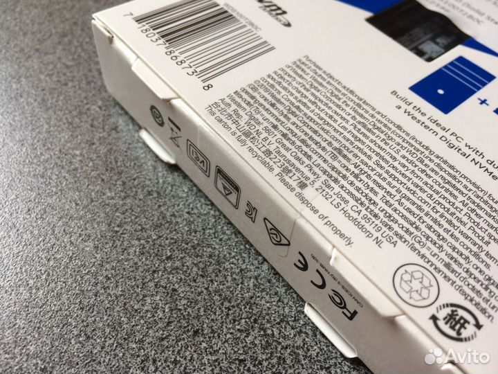 Ssd m2 nvme 1tb western digital SN550