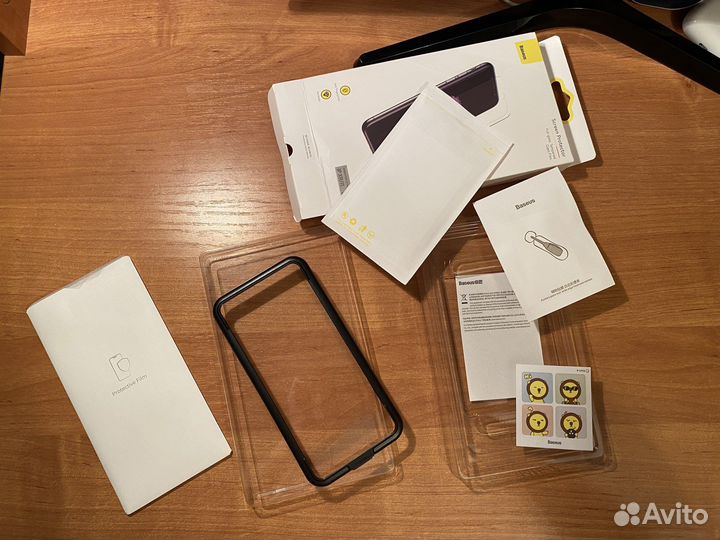 Защитное бронь стекло Baseus на iPhone XR/11 2шт