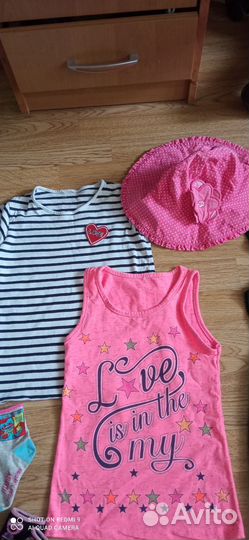 Пакет одежды для девочки 122 128