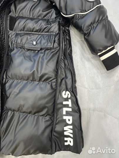 Зимнее пальто пуховое для девочки