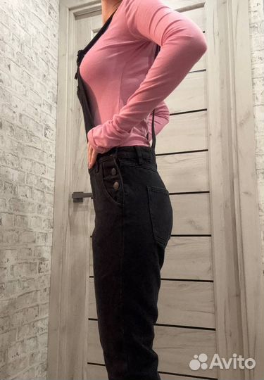 Джинсовый комбинезон