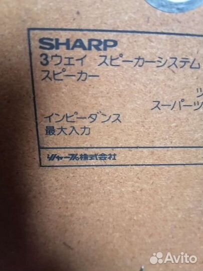 Колонки фирмы sharp