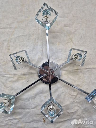 Люстра потолочная подвесная бу