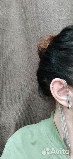 Серьги каффы