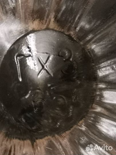 Ваза фруктовница, стекло, клеймо, СССР