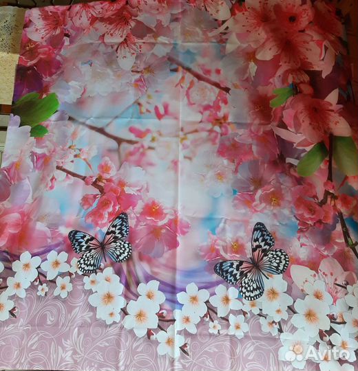 Шторы из габардина розовые2шт+тюль1шт