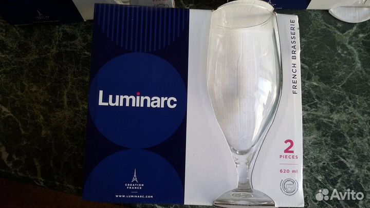 Новые стильные бокалы Luminarc - 6 шт х 620 мл