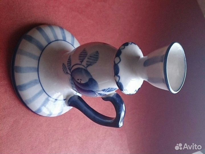Подсвечник Гжель. СССР