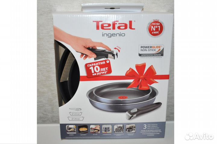 Набор сковород Tefal Ingenio 22и26см съемная ручка