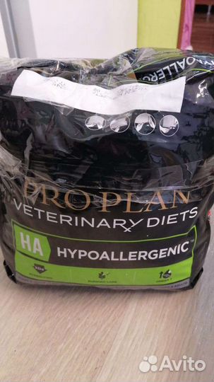 Гипоаллергенный корм Pro plan Purina для собак