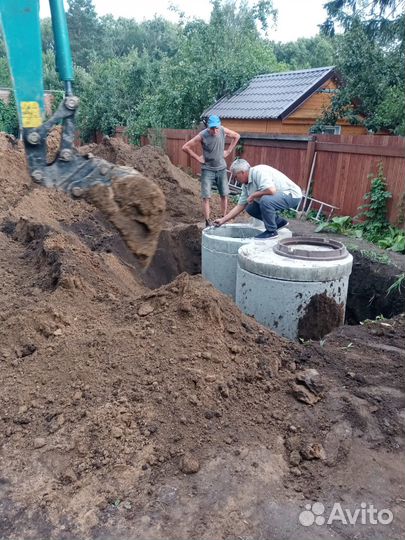 Копка колодцев под ключ / сливная яма / септик