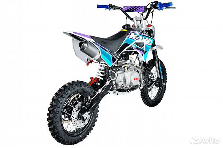 Питбайк kayo mini YX125EM 14/12(мех. сцепл.,эл.ст)