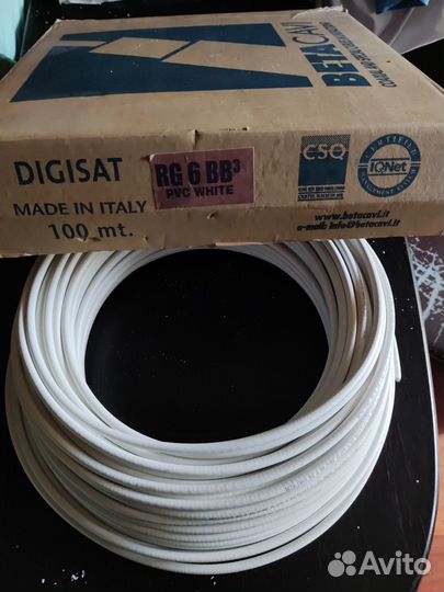 Коаксиальный кабель BetaCavi RG6