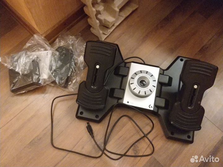 Падали Flight Rudder Pedals logitech