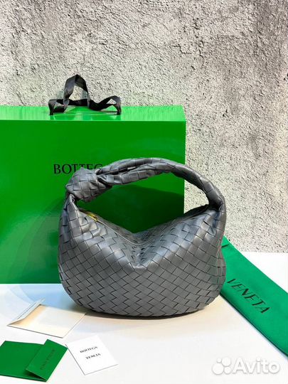 Сумка женская bottega veneta Teen Jodie (серый)