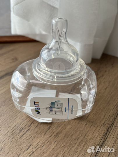 Соски бутылочные avent philips для новорождённых