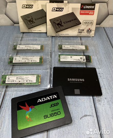 Диски SSD HDD RAM CPU i7 Upgrade