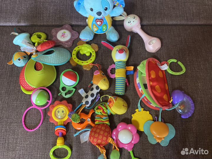 Игрушки-погремушки от 0 до года