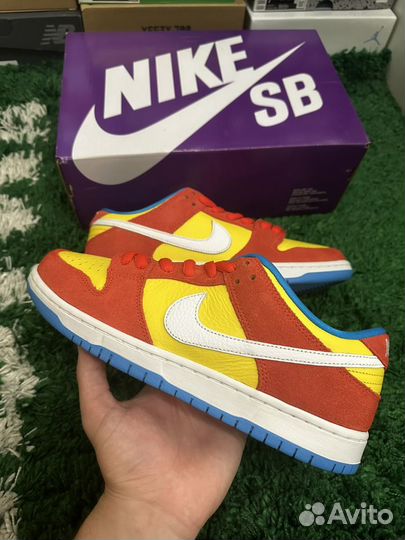 9 размеров Nike Dunk SB Low Pro Bart Simpson