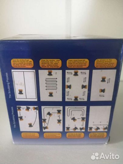 Магнитный двухсторонний очиститель для окон