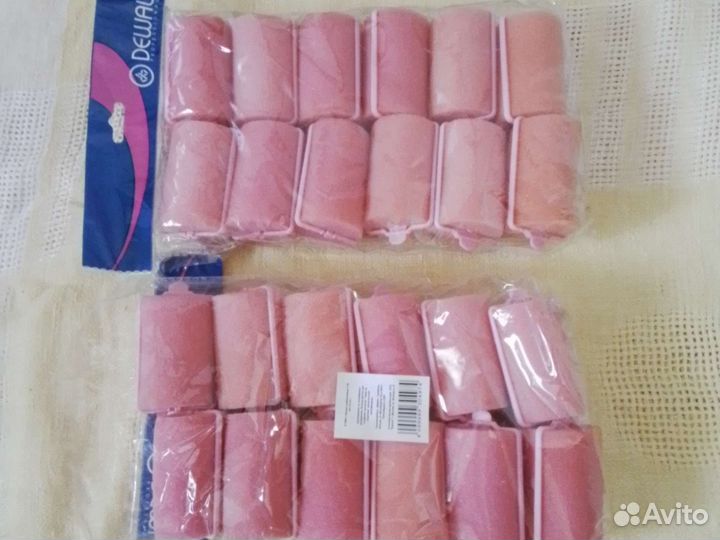 Бигуди поролоновые, новые, 2 упаковки