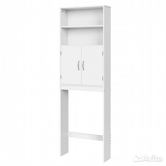 Напольный шкаф для хранения над унитазом в ванной