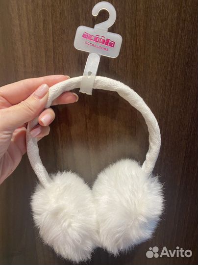 Меховые ушки на ободке(регулируется) Acoola