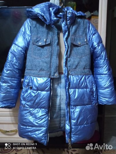 Куртка для девочки 140 зима