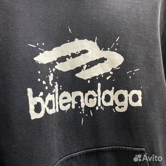 Худи Balenciaga Хлопок