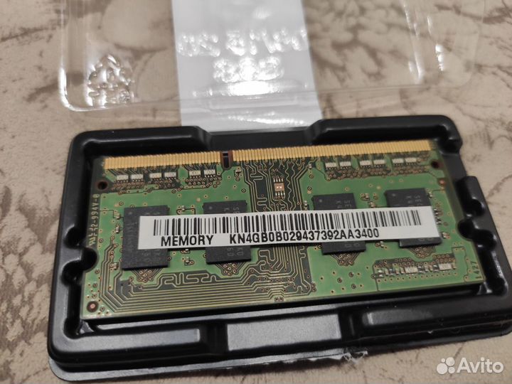 Оперативная память Samsung ddr3l so-dimm 4gb