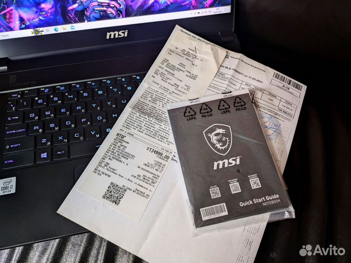 MSI Stealth / Core i7 / RTX 2060 / 16 Gb / 144 Hz