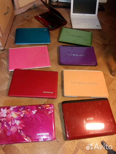 Разноцветные нетбуки 2(4) ядра/Гб/в отл.сост