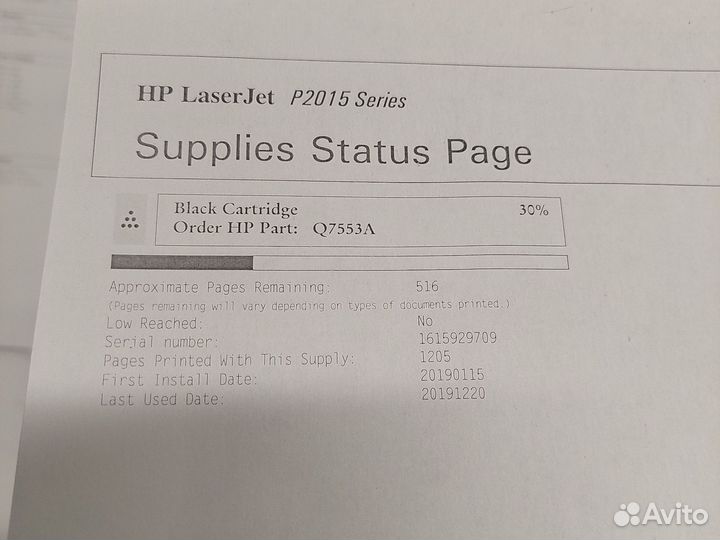 Принтер hp laserjet P2015