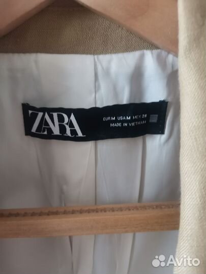 Пиджак женский новый лён zara