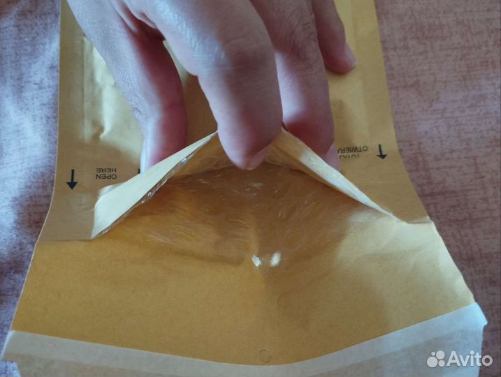 Почтовый крафт пакет с воздушной подушкой