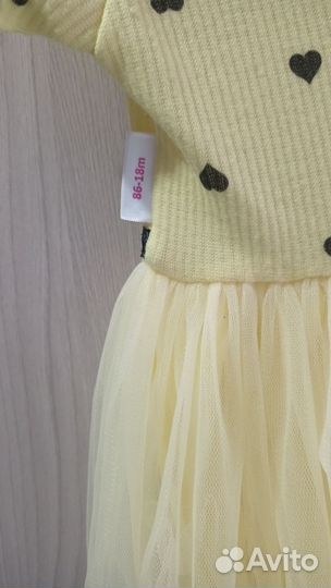 Платье нарядное для девочки 86
