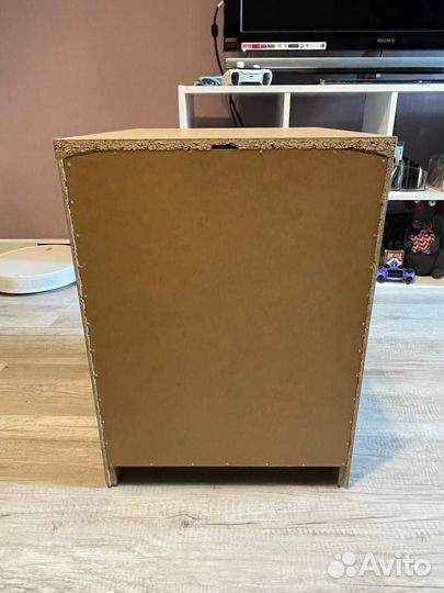 Прикроватная тумба мальм Malm Икея дуб сонома