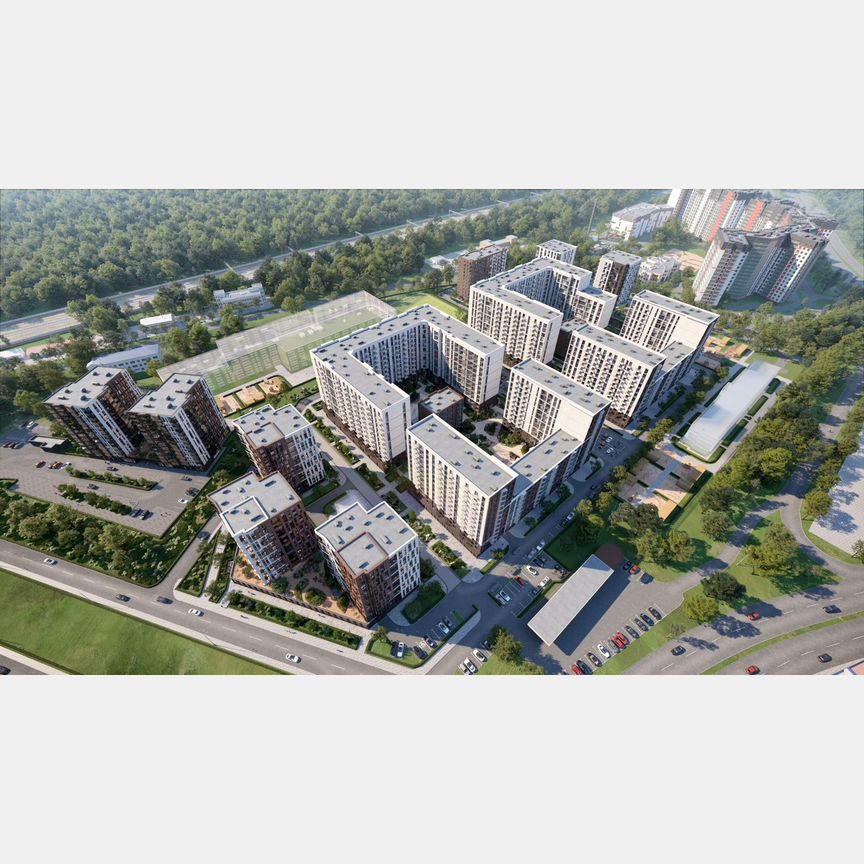 1-к. квартира, 44,3 м², 3/13 эт.