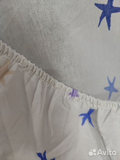 Постельное белье с простыней на резинке 1,5 сп