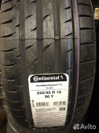 Continental ContiSportContact 3 245/45 R18 96Y